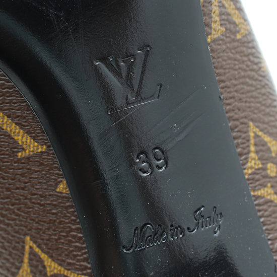 Louis Vuitton Monogram Madeleine Pump 39