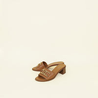 Louis Vuitton Brown Lock It Mules 39