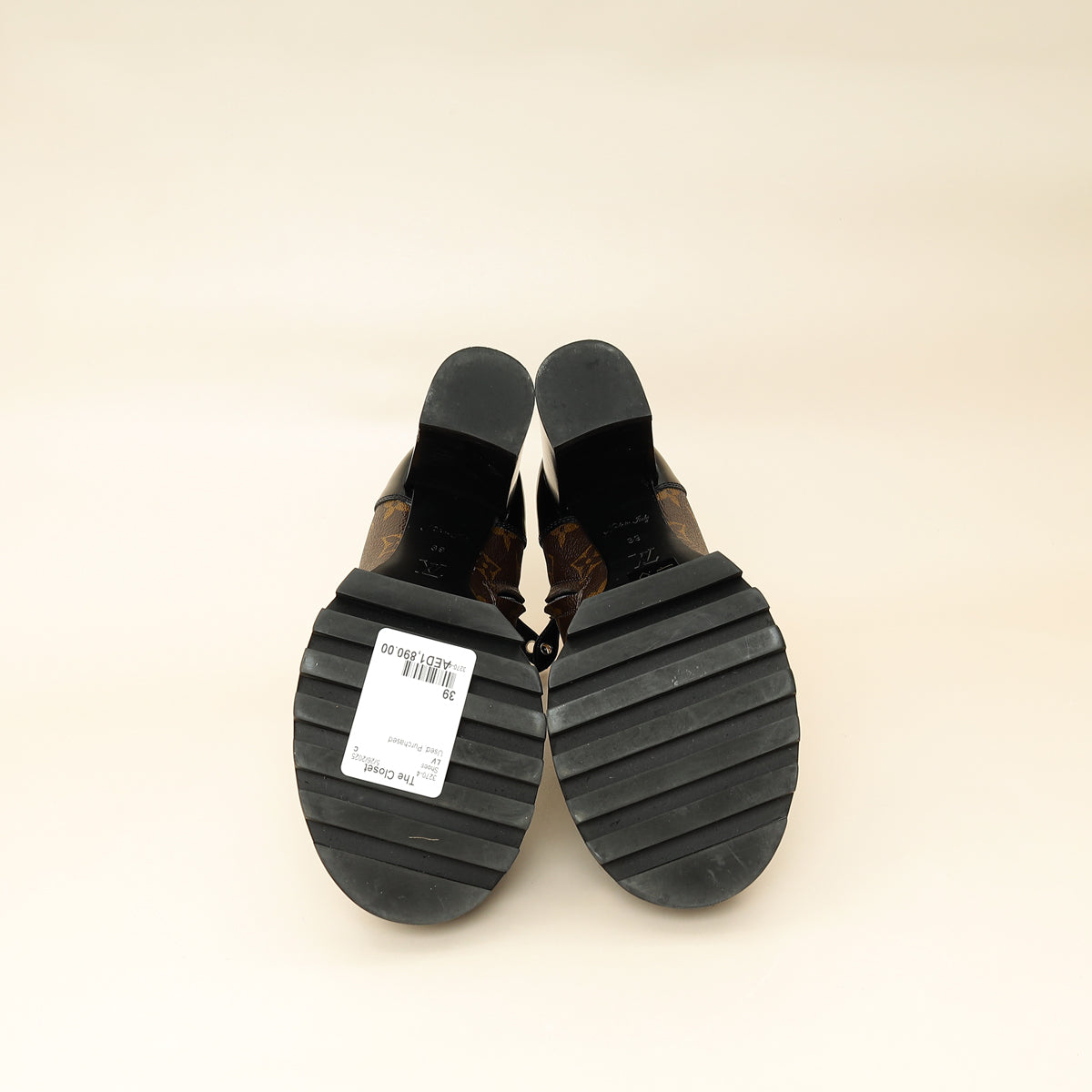 Louis Vuitton Monogram Black Star Trail Ankle Boots 39-Louis Vuitton-THE CLOSET