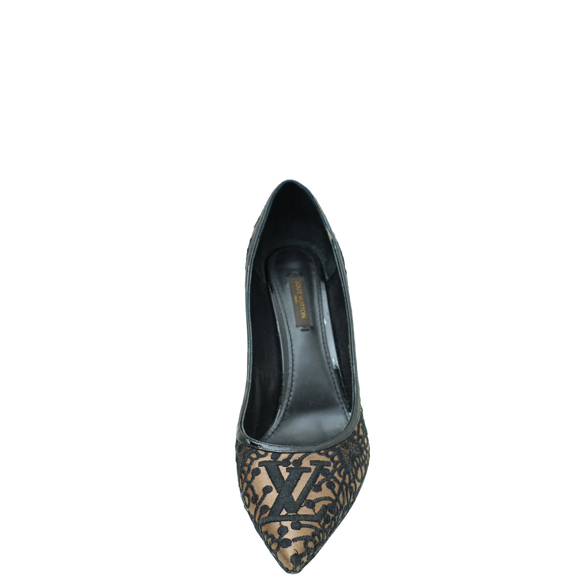 Louis Vuitton Bicolor Satin Embroidered Pumps 40.5-Louis Vuitton-THE CLOSET