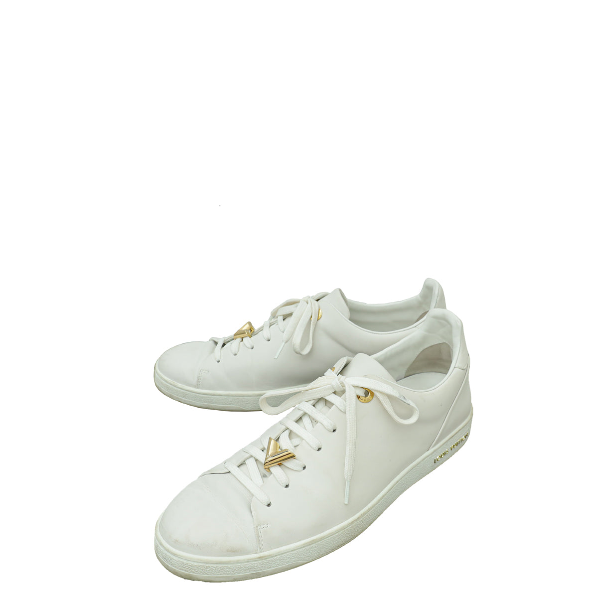 Louis Vuitton White Frontrow V Sneakers 40-Louis Vuitton-THE CLOSET