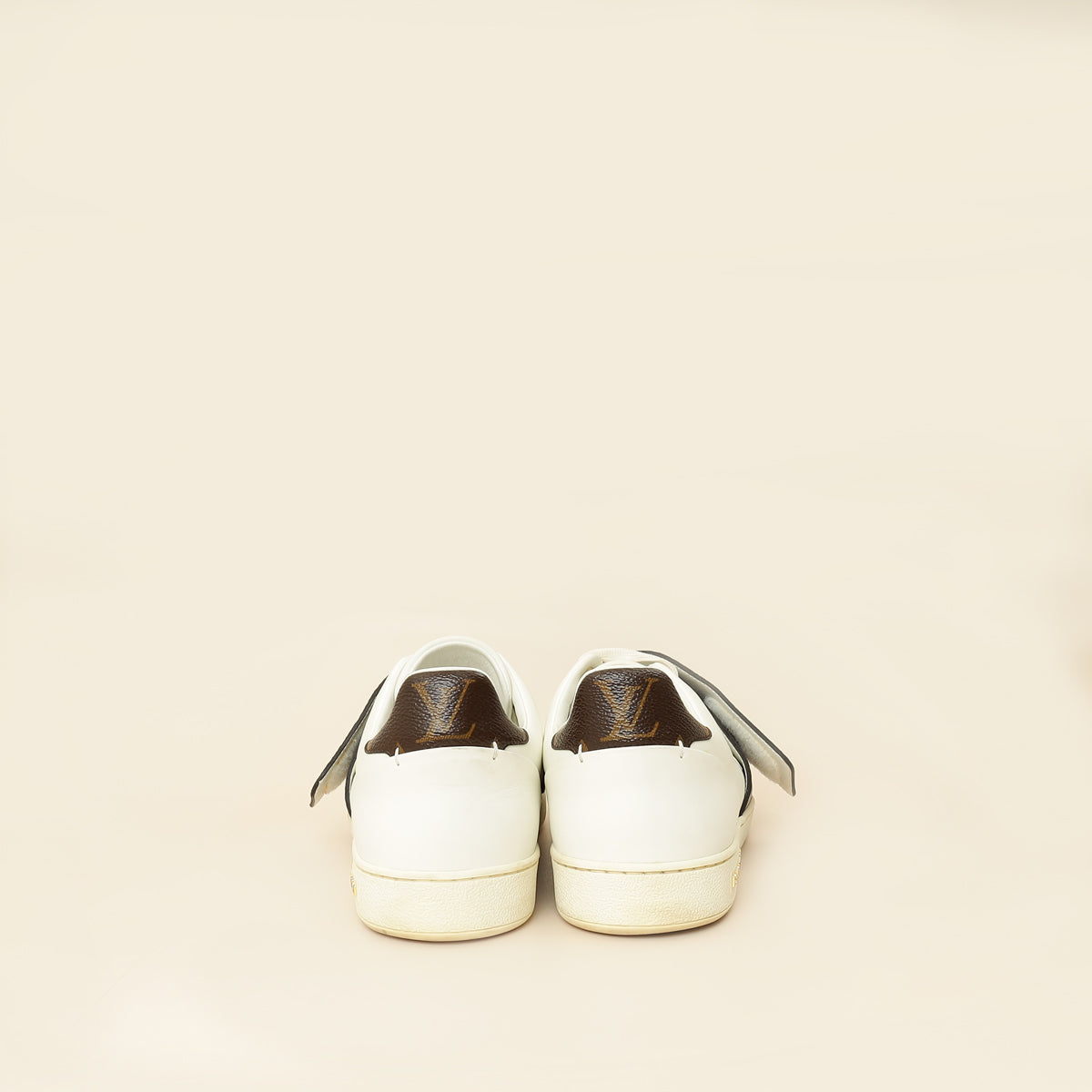 Louis Vuitton Monogram White Frontrow Sneaker 41-Louis Vuitton-THE CLOSET