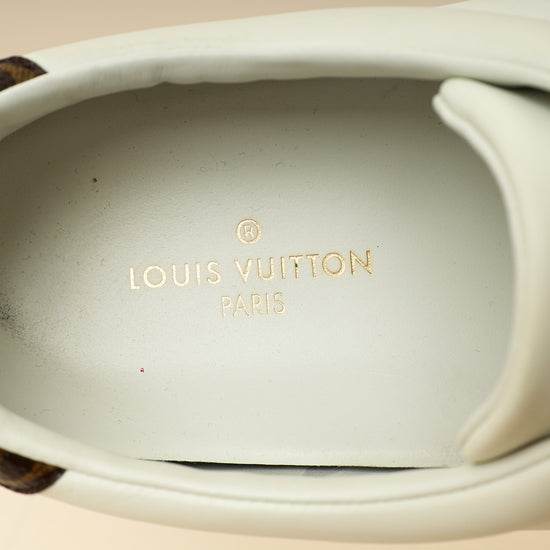 Louis Vuitton Monogram White Frontrow Sneaker 41-Louis Vuitton-THE CLOSET