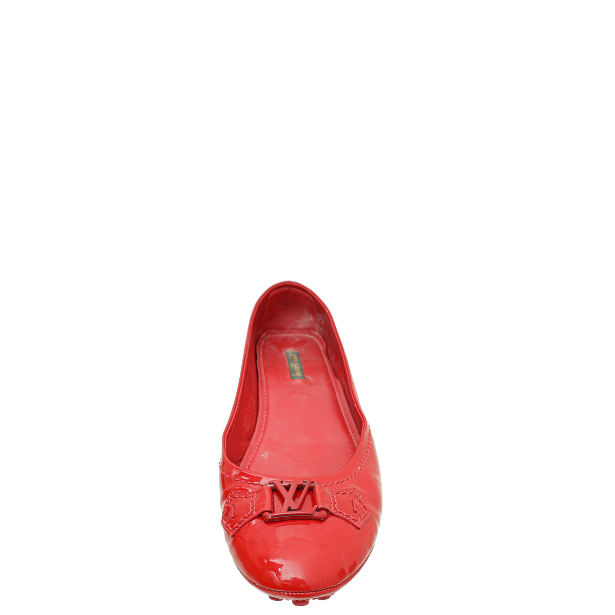 Louis Vuitton Red Oxford Ballerina Flats 41-Louis Vuitton-THE CLOSET