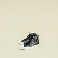 Louis Vuitton Navy Blue Monogram Denim Tattoo High-Top Sneaker 6
