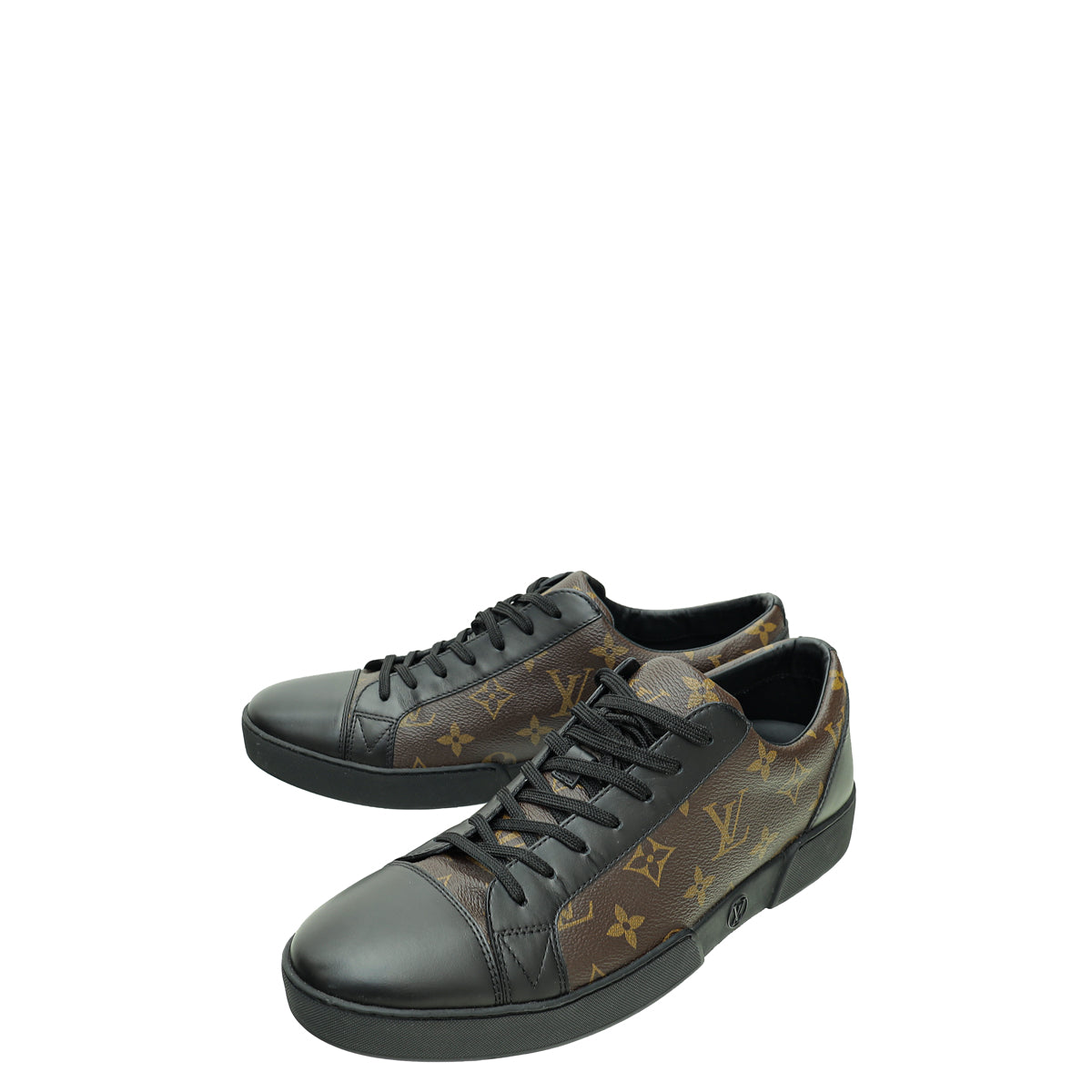 Louis Vuitton Monogram Black Match Up Sneaker 7.5