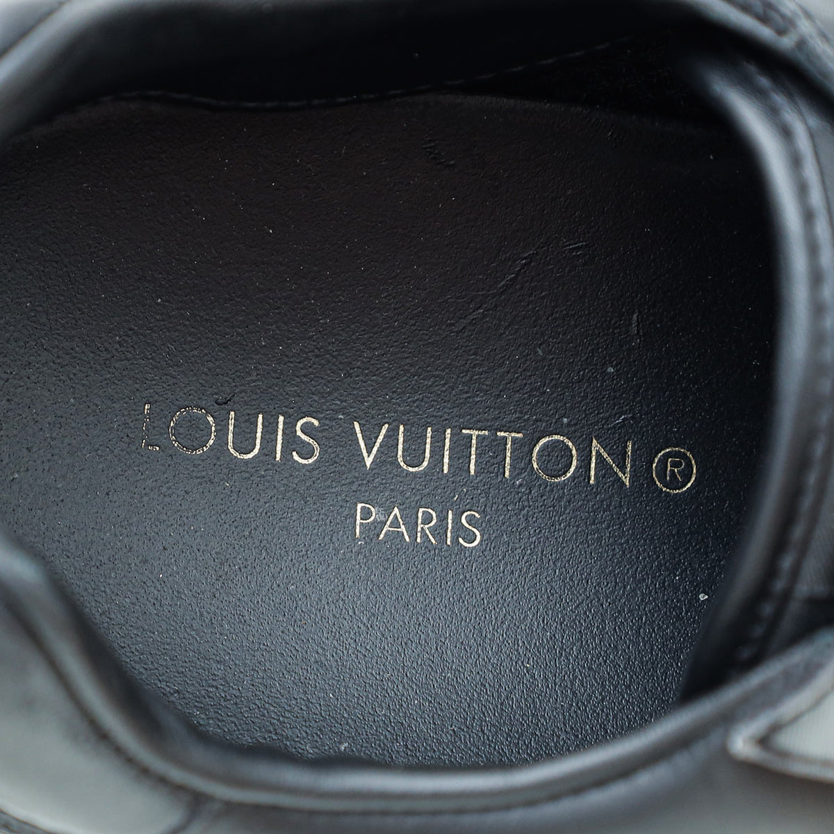 Louis Vuitton Black Iridescent Textile Monogram Mens Run Away Sneakers 7
