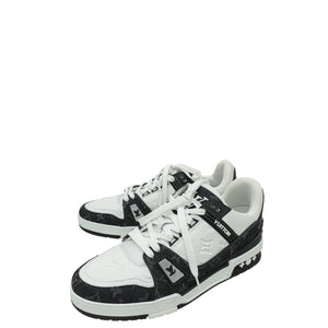 حذاء رياضي Louis Vuitton Monogram Denim Empreinte Trainers مقاس 8.5 