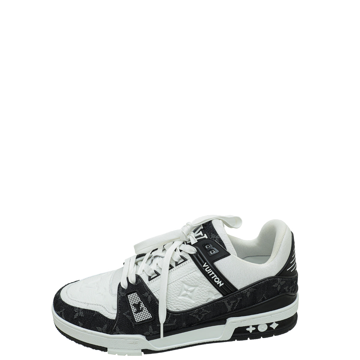 Louis Vuitton Monogram Denim Empreinte Trainers Sneaker 8.5