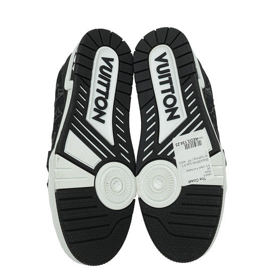 Louis Vuitton Monogram Denim Empreinte Trainers Sneaker 8.5 – The