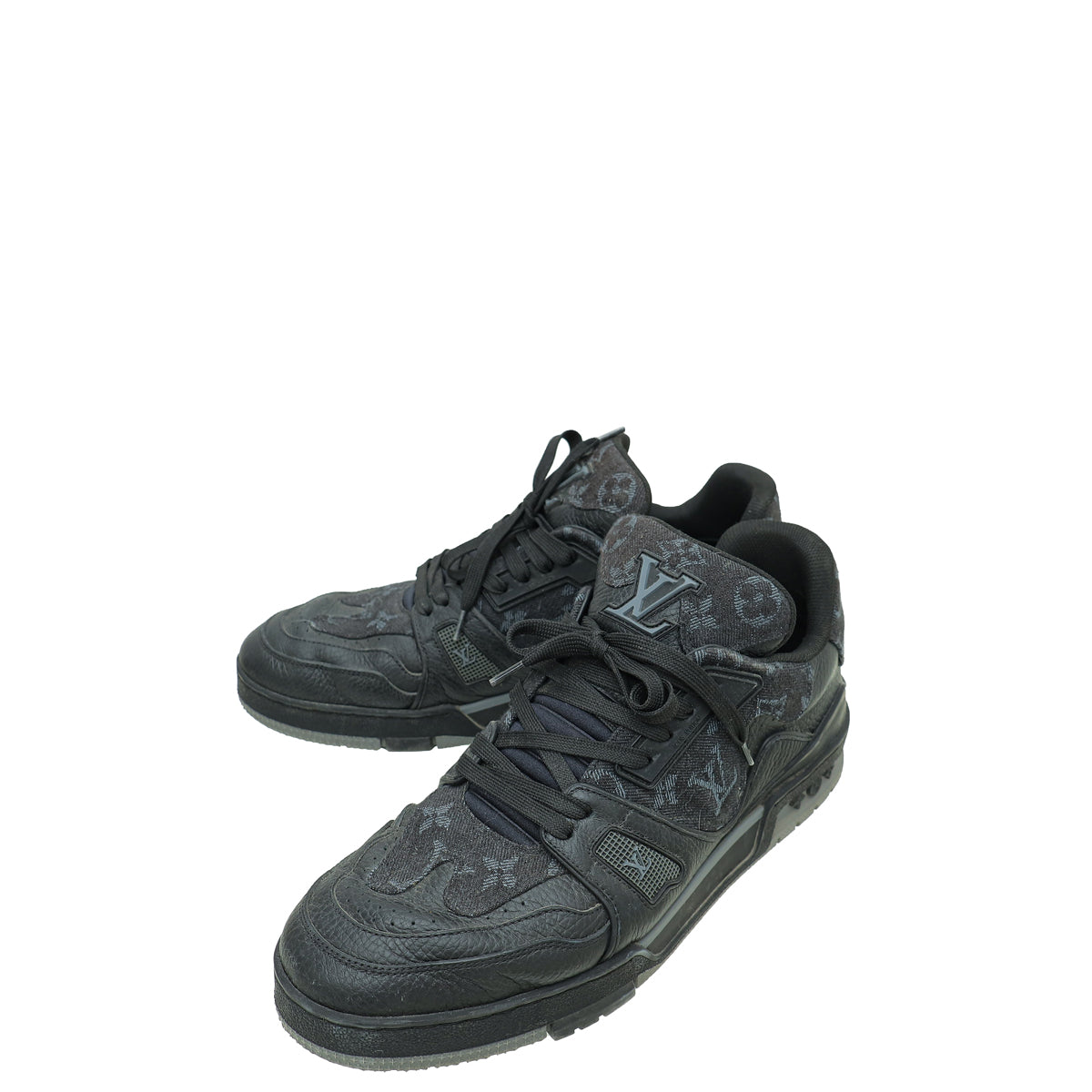 Louis Vuitton Black x Nigo Trainer Sneakers 8