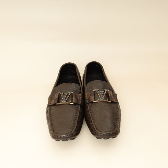 Louis Vuitton Bicolor Monte Carlo Moccasins Men's Loafer 8-Louis Vuitton-THE CLOSET