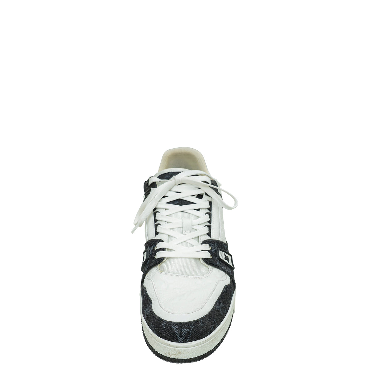 Louis Vuitton Bicolor Monogram Denim Empreinte Trainers Sneakers 9-Louis Vuitton-THE CLOSET