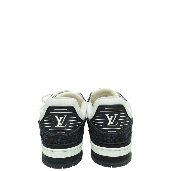 Louis Vuitton Bicolor Monogram Denim Empreinte Trainers Sneakers 9