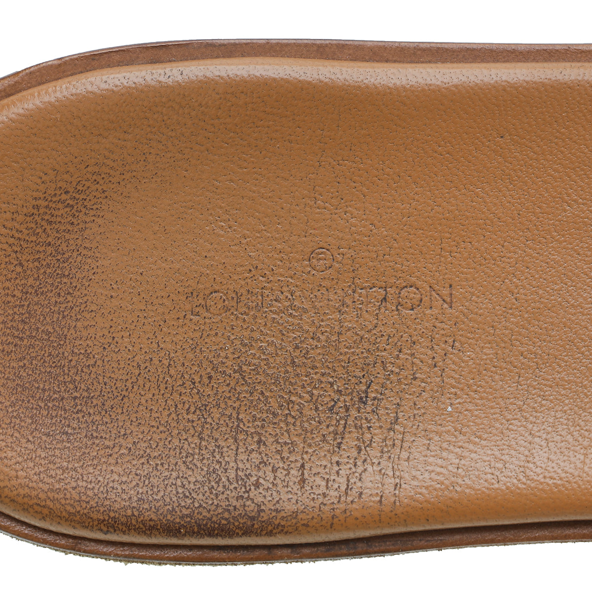 Louis Vuitton Bicolor Monogram Flat Sandals 37.5 – The Closet