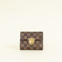 Louis Vuitton Damier Ebene Koala Wallet W/ M.A.T Initials