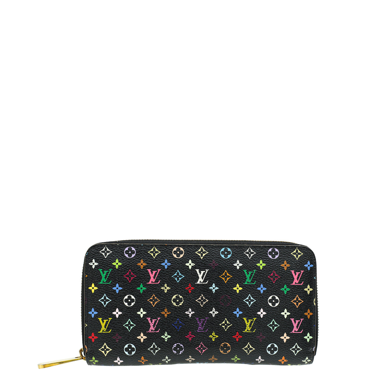 Louis Vuitton Black Multicolor Monogram Zippy Wallet-Louis Vuitton-THE CLOSET