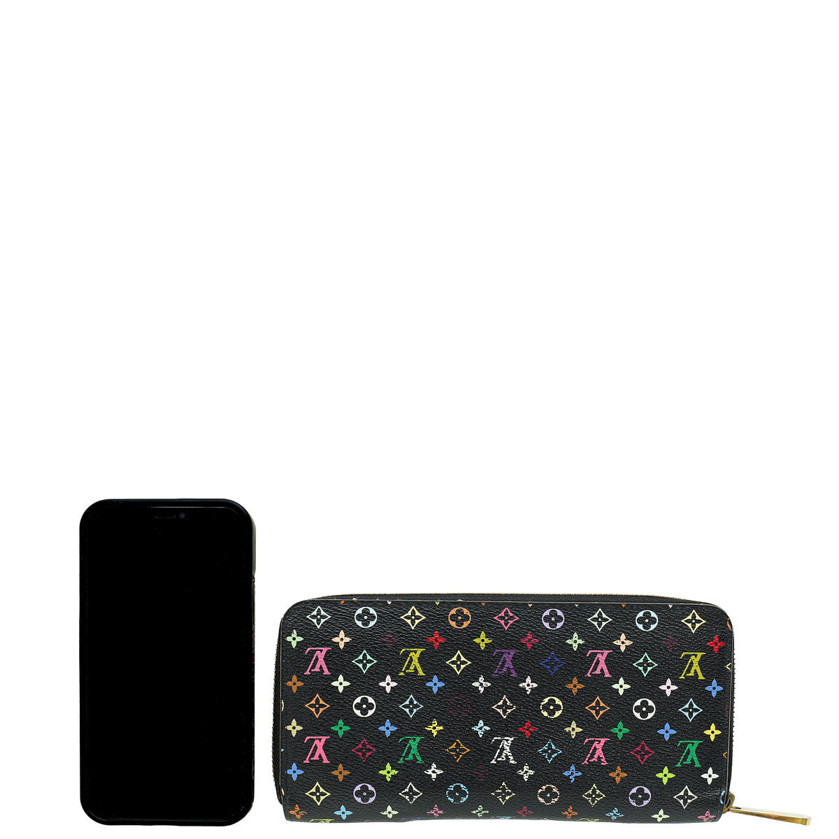 Louis Vuitton Black Multicolor Monogram Zippy Wallet-Louis Vuitton-THE CLOSET