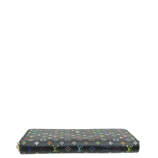 Load image into Gallery viewer, Louis Vuitton Black Multicolor Monogram Zippy Wallet
