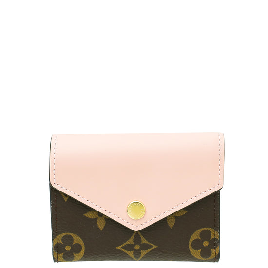 Louis Vuitton Monogram Rose Ballerine Zoe Wallet