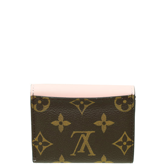 Louis Vuitton Monogram Rose Ballerine Zoe Wallet