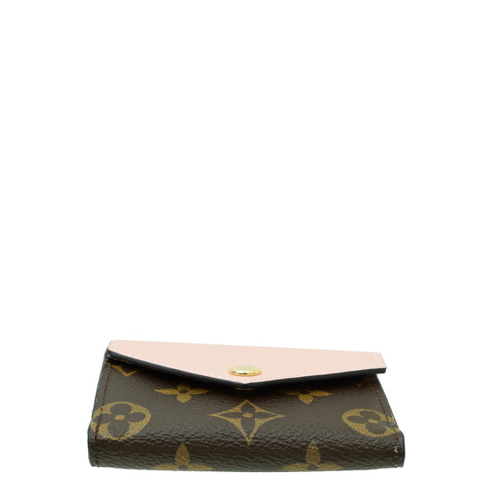 Louis Vuitton Monogram Rose Ballerine Zoe Wallet