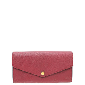 Louis Vuitton Aurore Monogram Empreinte Sarah Wallet