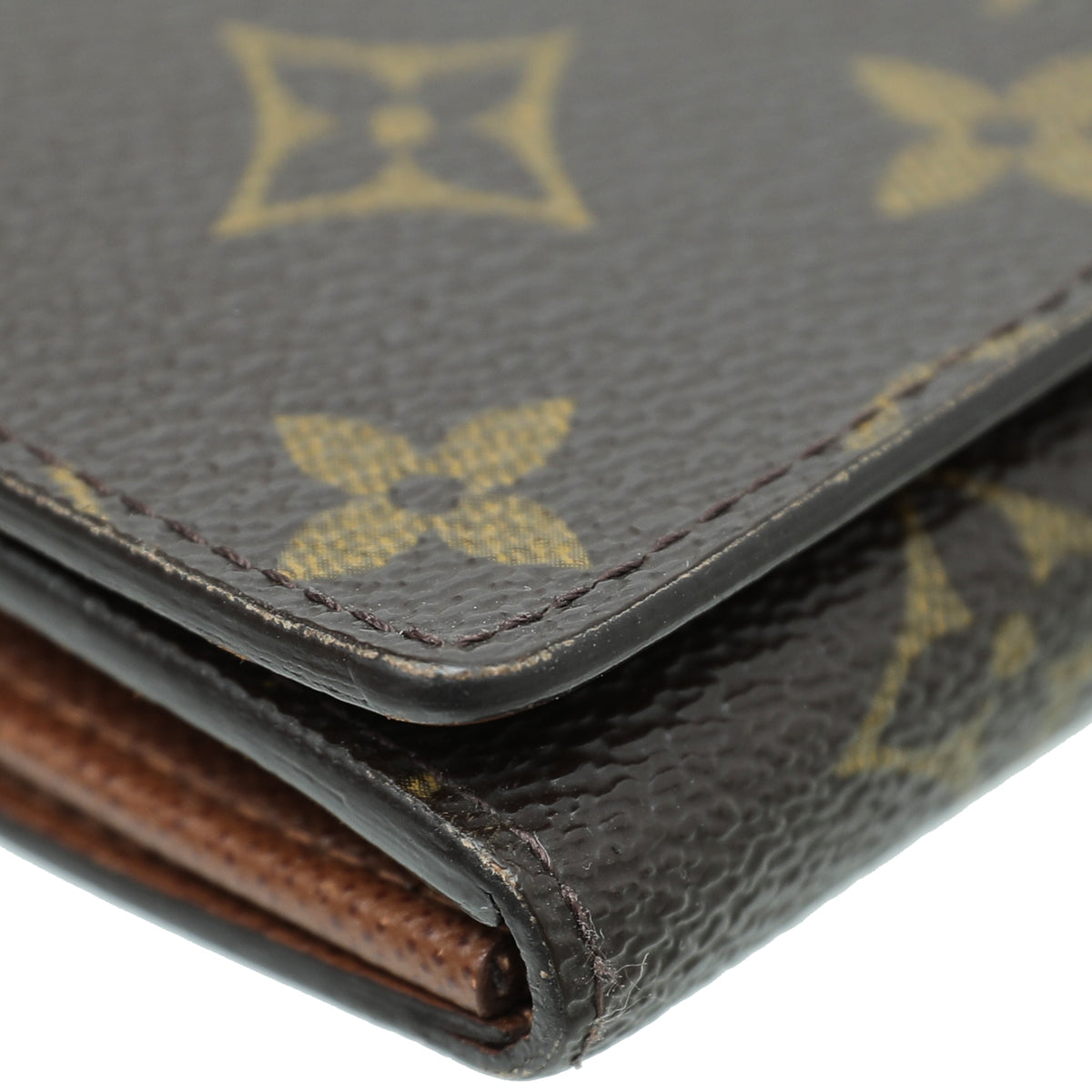 Louis Vuitton Portefeiulle Tresor M61730 Brown Monogram Wallet 11518