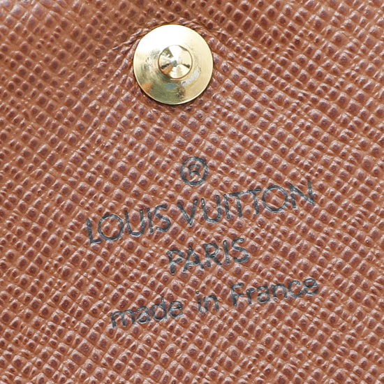 Louis Vuitton Brown Monogram Porte-Monnaie Tresor Wallet