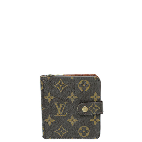 Louis Vuitton Monogram Zippy Canvas Long Wallet Brown