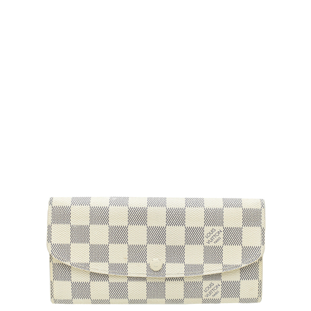 Louis Vuitton Damier Azur Canvas Emilie Wallet Louis Vuitton | The Luxury  Closet