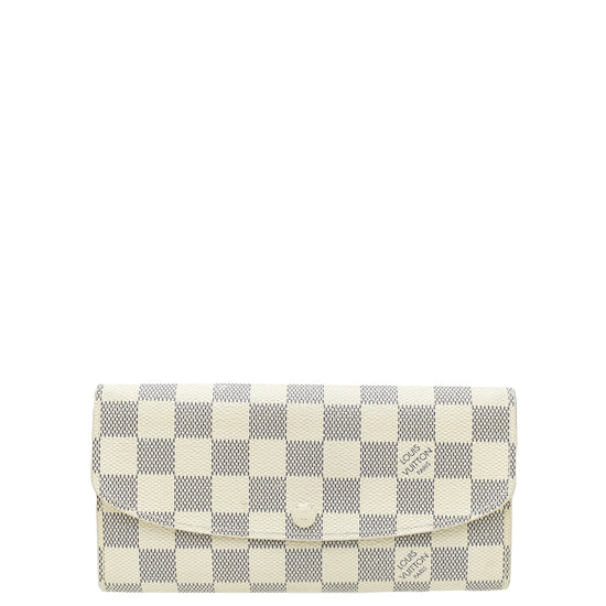 Louis Vuitton Damier Azur Emilie Wallet