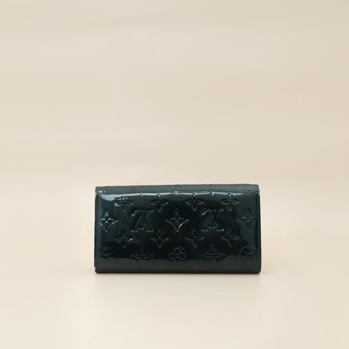 Louis Vuitton Bleu Nuit Monogram Vernis Sarah Wallet-Louis Vuitton-THE CLOSET
