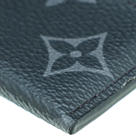 Louis Vuitton Monogram Black Eclipse Porte Cartes Double Card