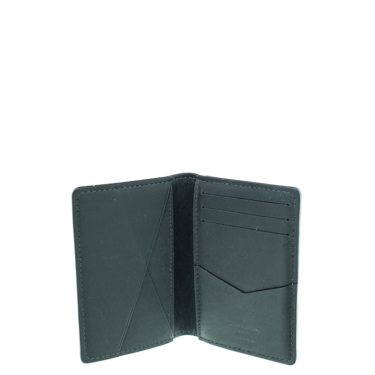 LOUIS VUITTON Slender Pocket Organiser Damier Graphite Gray N60256