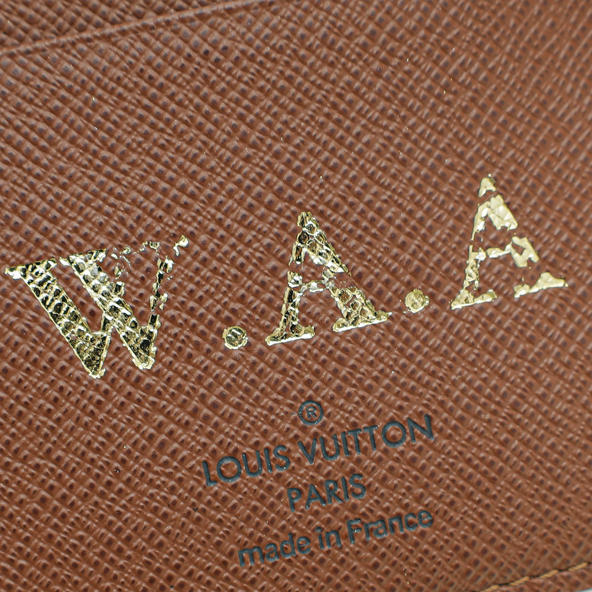 Louis Vuitton Monogram Eugenie Wallet W/WAA Initial