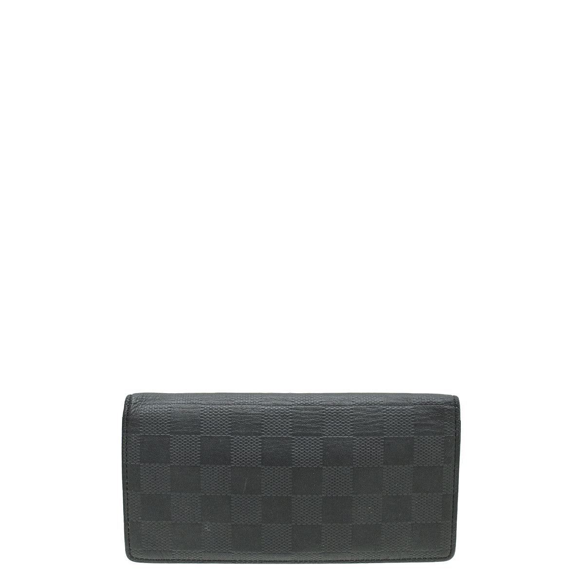 Louis Vuitton Black Damier Infini Brazza Wallet W/ MNS INITIALS-Louis Vuitton-THE CLOSET