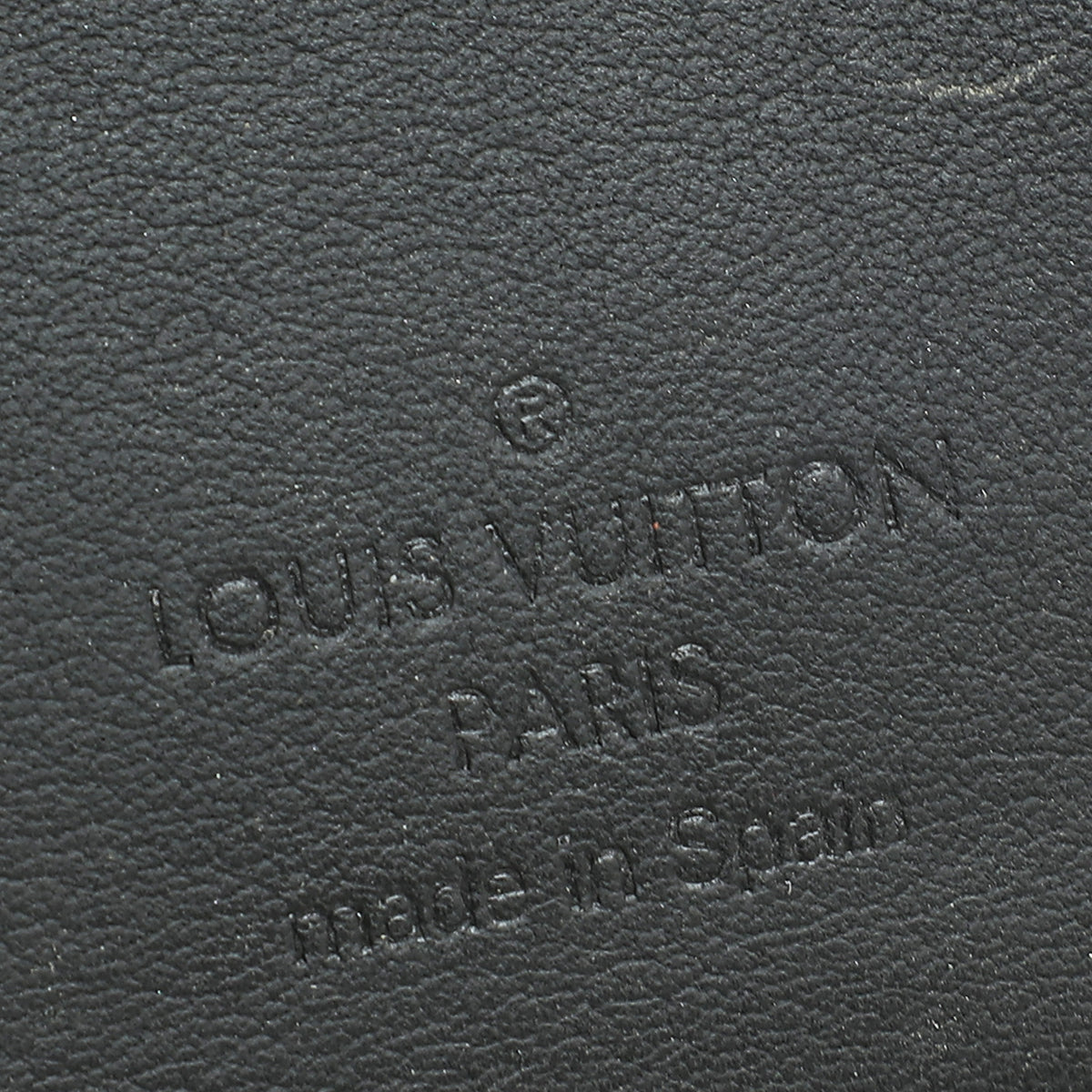 Louis Vuitton Black Damier Infini Brazza Wallet W/ MNS INITIALS