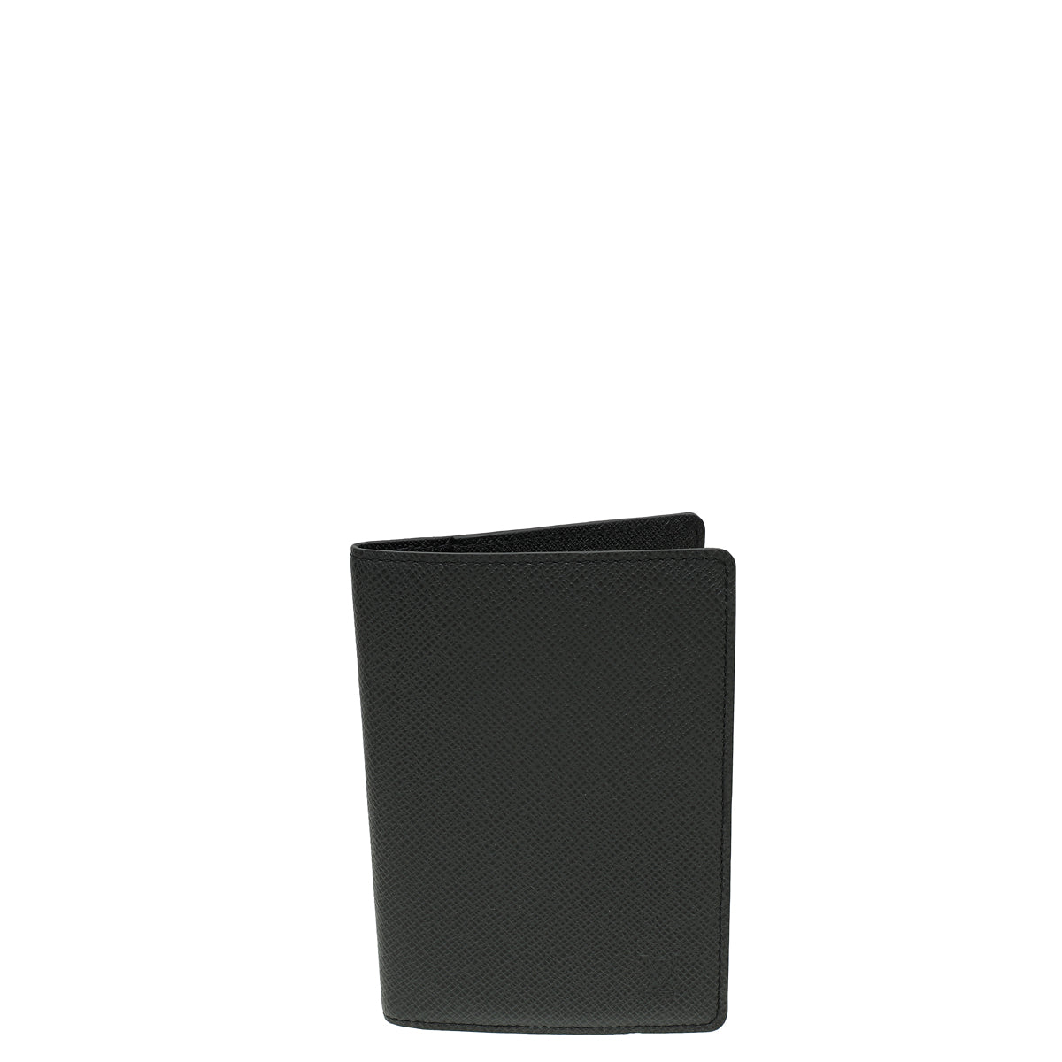 Louis Vuitton Black Taiga Passport Cover W/ MNS Initials-Louis Vuitton-THE CLOSET