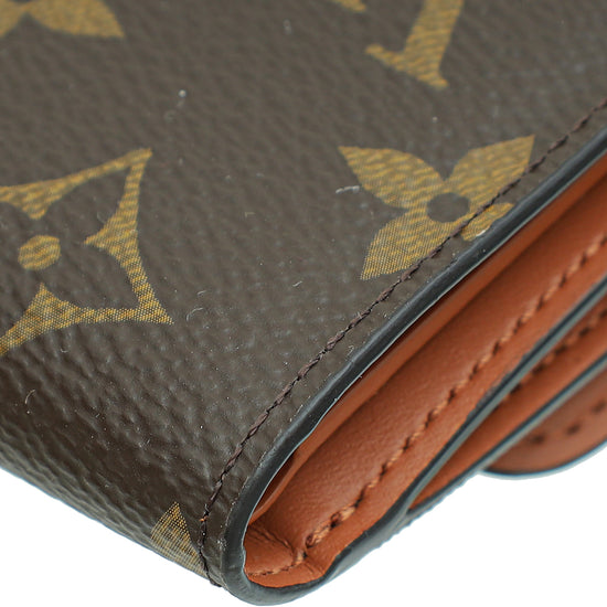 Load image into Gallery viewer, Louis Vuitton Monogram Caramel Flower Lock Compact Wallet
