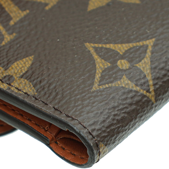 Load image into Gallery viewer, Louis Vuitton Monogram Caramel Flower Lock Compact Wallet
