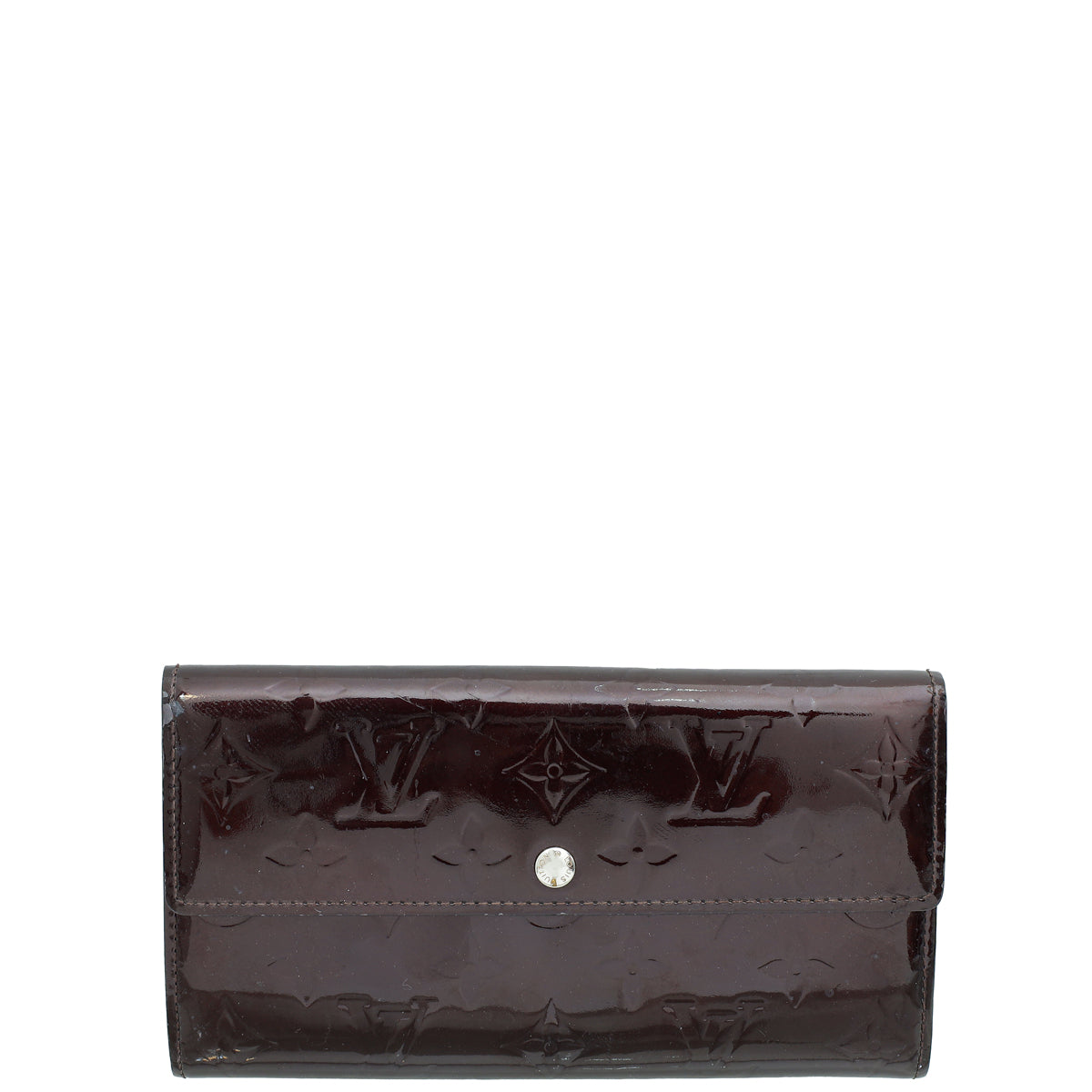 Louis Vuitton Amarante Monogram Vernis Sarah Wallet