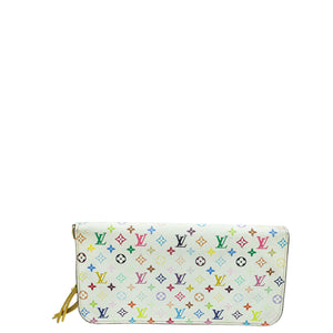 Louis Vuitton White Multicolor Monogram Wallet