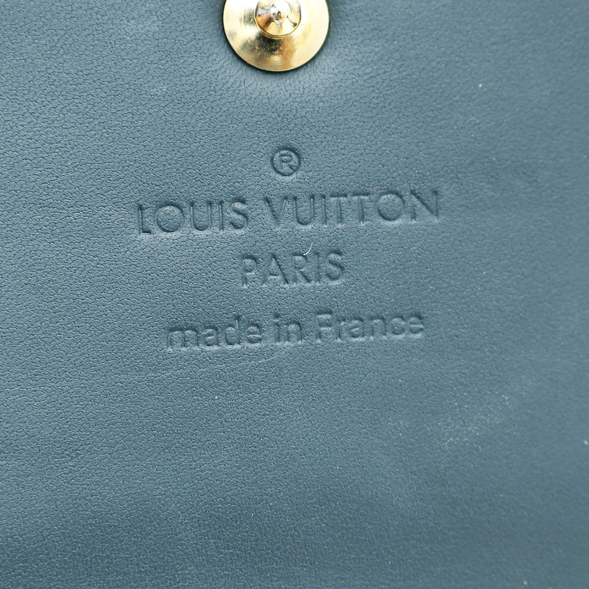 Louis Vuitton Blue Nuit Monogram Vernis Sarah Wallet – The Closet