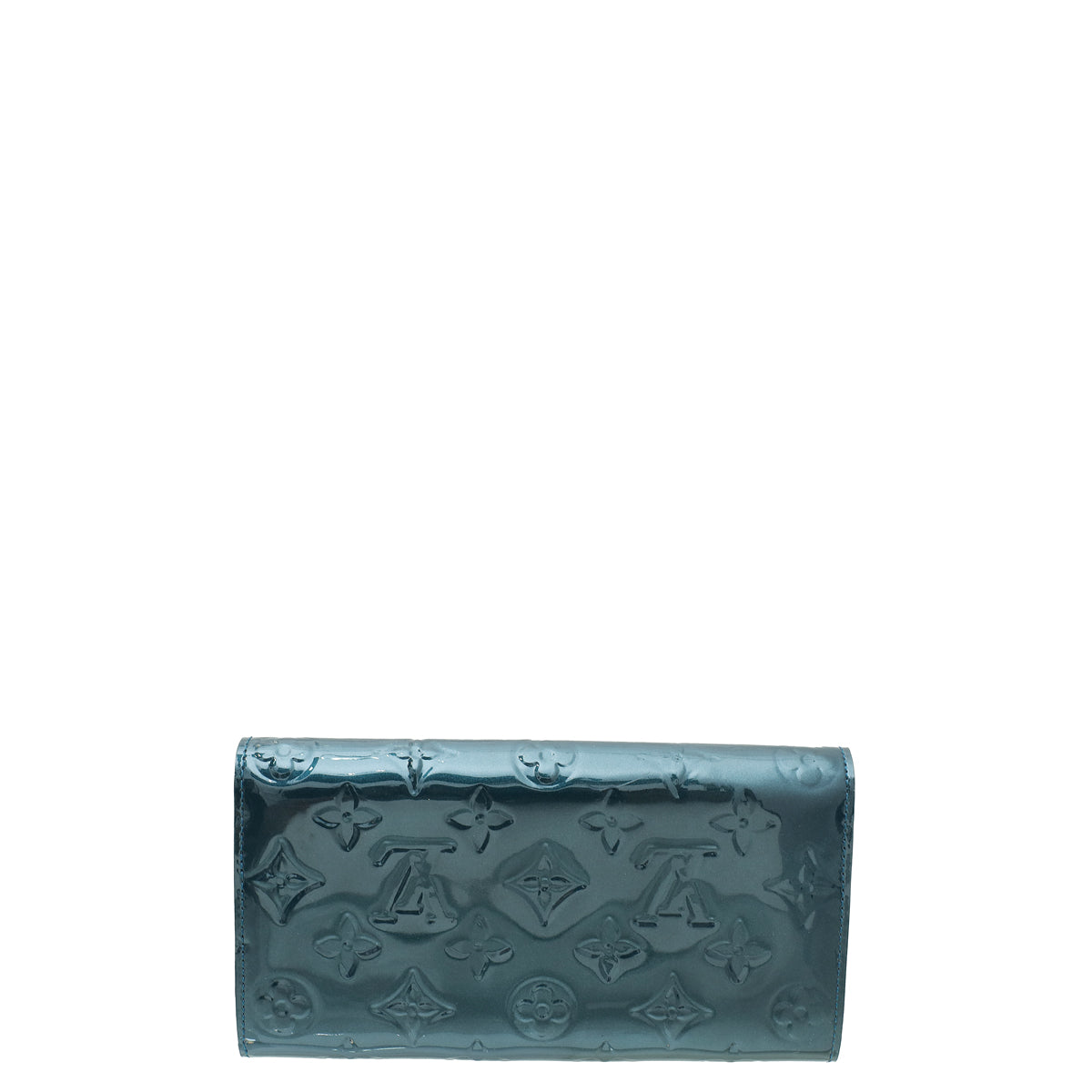 Louis Vuitton Blue Nuit Monogram Vernis Sarah Wallet-Louis Vuitton-THE CLOSET
