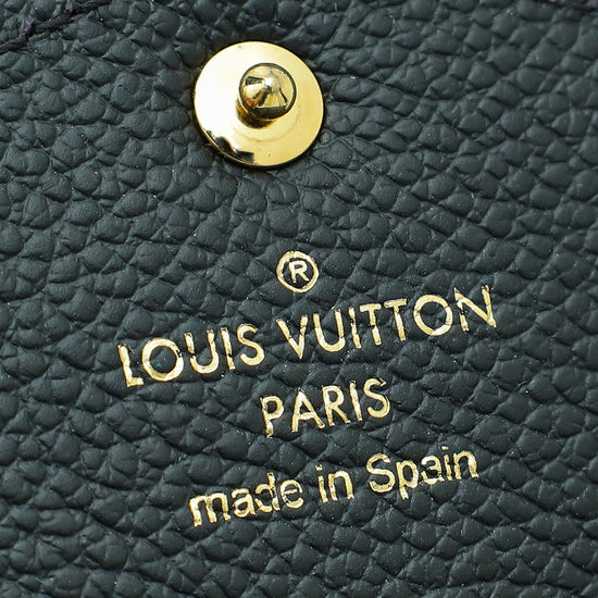 Louis Vuitton Black Monogram Empreinte Sarah Wallet