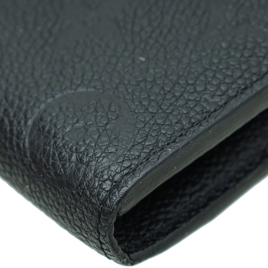 Louis Vuitton Black Monogram Empreinte Sarah Wallet