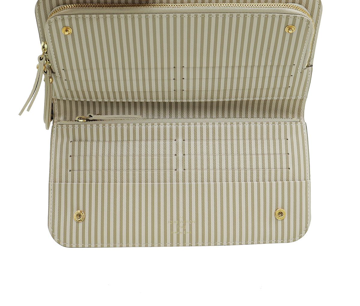 Insolite Wallet Trunks and Lock Damier Ebene – Keeks Designer Handbags
