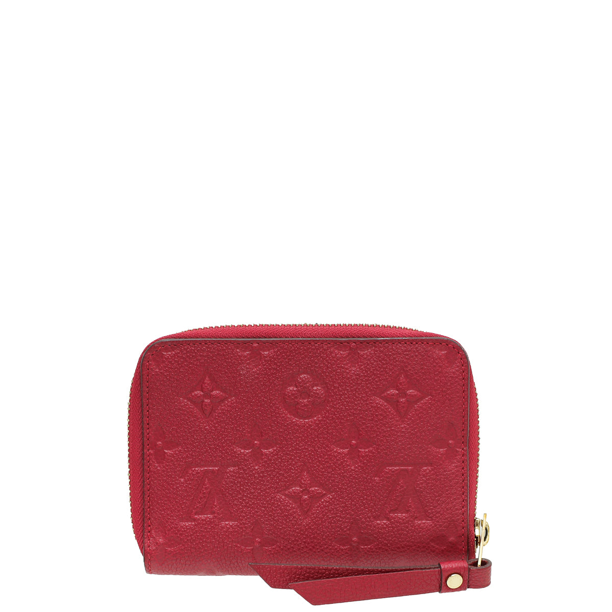 Louis Vuitton Red Monogram Empreinte Secret Compact Wallet-Louis Vuitton-THE CLOSET