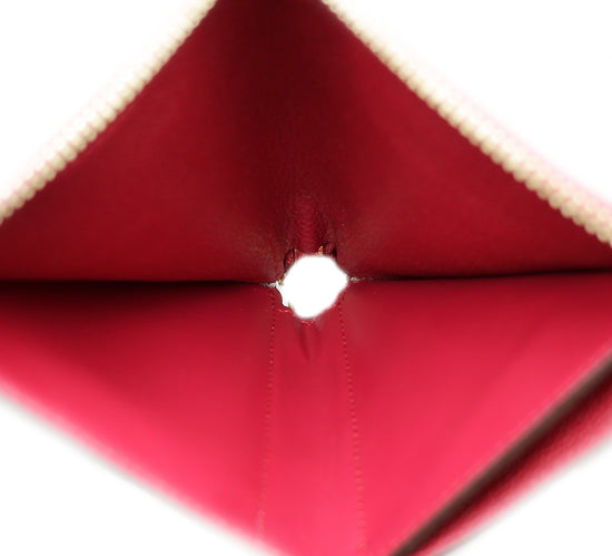 Louis Vuitton Red Monogram Empreinte Secret Compact Wallet